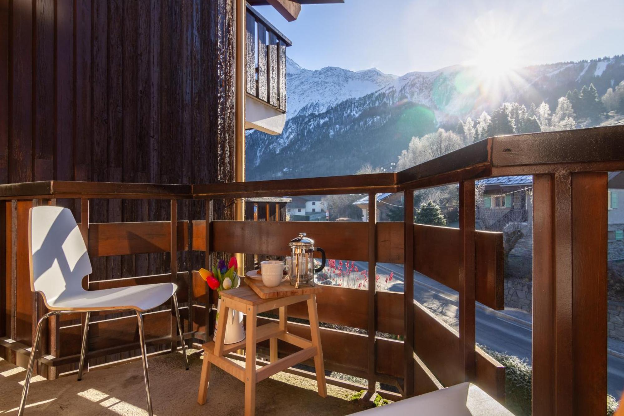 Residence Le Prarion 24A Ski In- Ski Out - Happy Rentals Les Houches Bagian luar foto