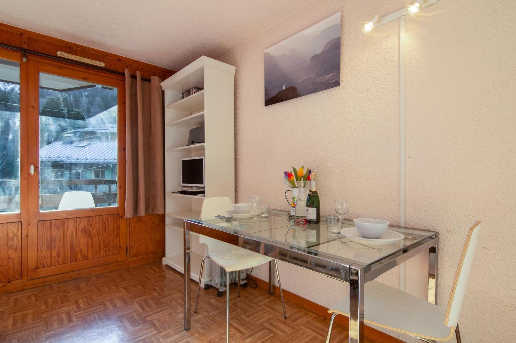 Residence Le Prarion 24A Ski In- Ski Out - Happy Rentals Les Houches Bagian luar foto