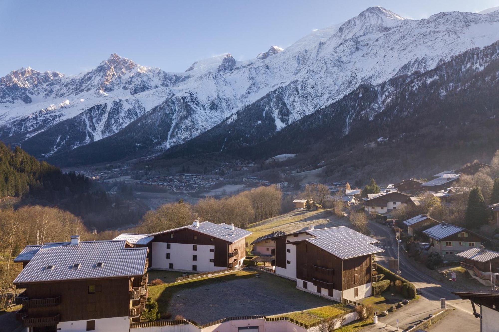Residence Le Prarion 24A Ski In- Ski Out - Happy Rentals Les Houches Bagian luar foto