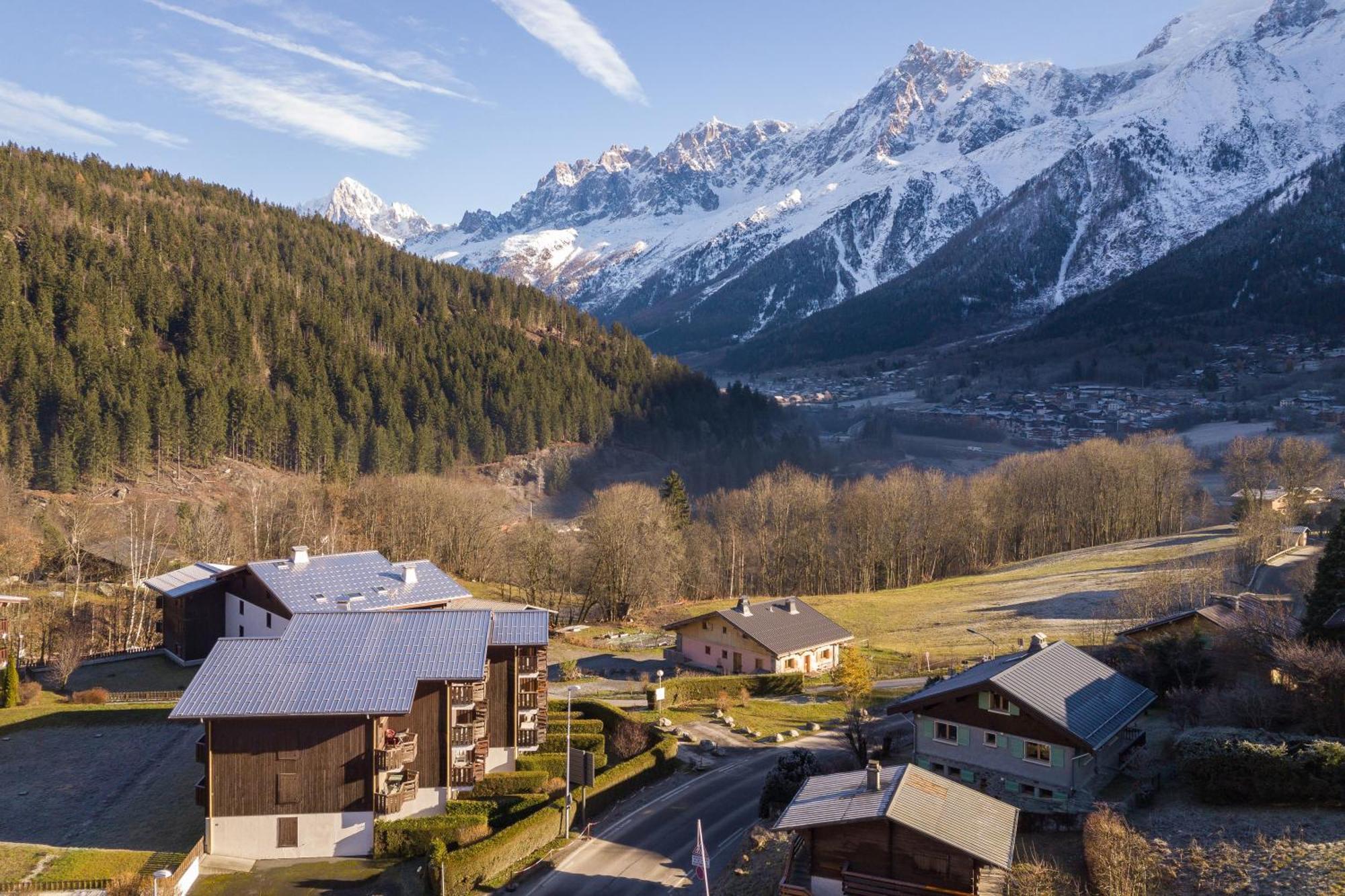 Residence Le Prarion 24A Ski In- Ski Out - Happy Rentals Les Houches Bagian luar foto