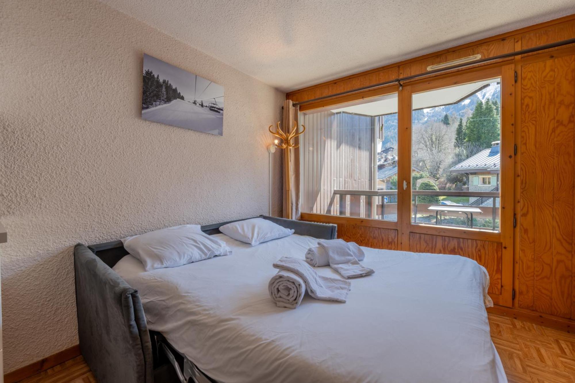 Residence Le Prarion 24A Ski In- Ski Out - Happy Rentals Les Houches Bagian luar foto